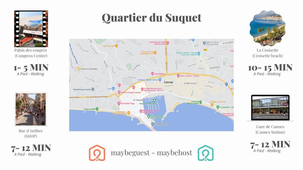 C004-Cosy Studio Proche La Croisette Et Le Suquet Cannes Exterior photo